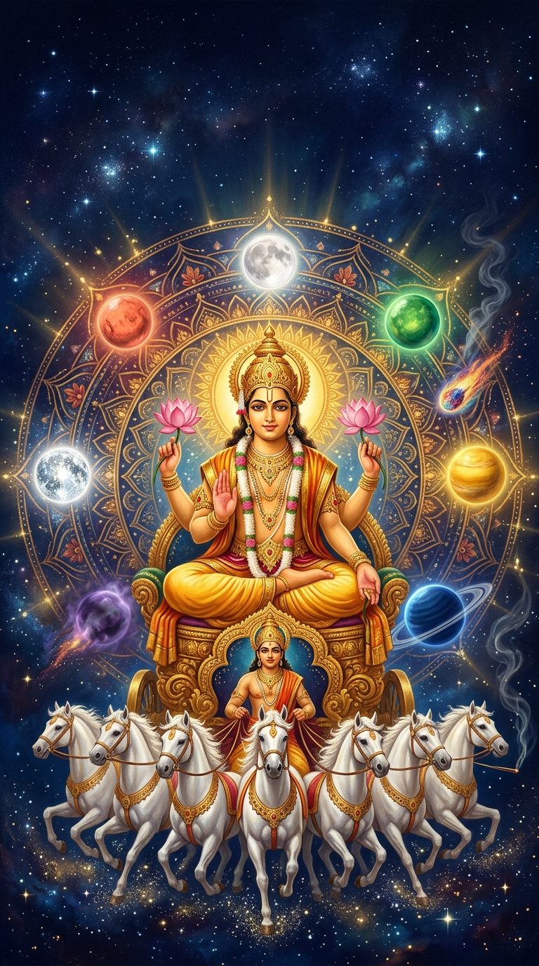 Navagraha — Mantras of the nine celestial powers